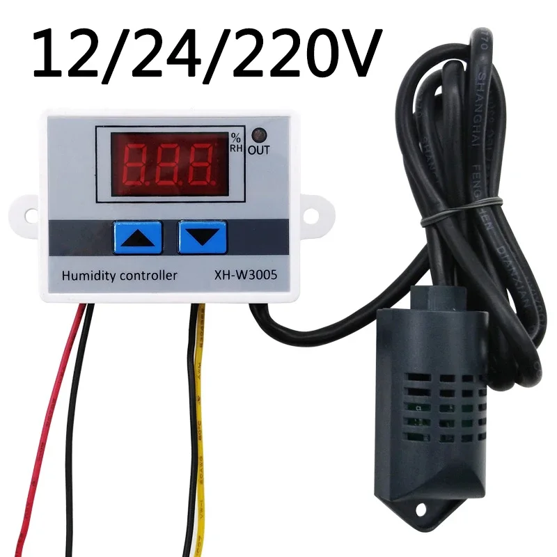 Humidity Controller Switch Digital Hygrometer Hygrostat for 12V/24V/220V High Performance and Accurate Control
Humidity Controller Switch Digital Hygrometer Hygrostat for 12V/24V/220V High Performance and Accurate Control