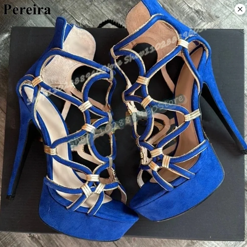 Narrow Strap Blue Flock Platform Casual Sandals Stilettos High Heel Shoes For Women Back Zipper Open Toe 2026 Zapatos Para Mujer
Narrow Strap Blue Flock Platform Casual Sandals Stilettos High Heel Shoes For Women Back Zipper Open Toe 2026 Zapatos Para Mujer