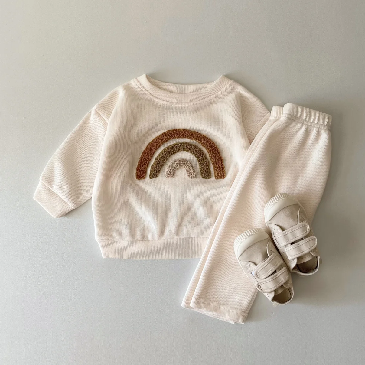 Europe Baby Cotton Kintting Clothing Sets Kids Boys Girls Spring Clothes Loose Tracksuit Pullovers Tops+Pants 2PCS Outfits
Europe Baby Cotton Kintting Clothing Sets Kids Boys Girls Spring Clothes Loose Tracksuit Pullovers Tops+Pants 2PCS Outfits