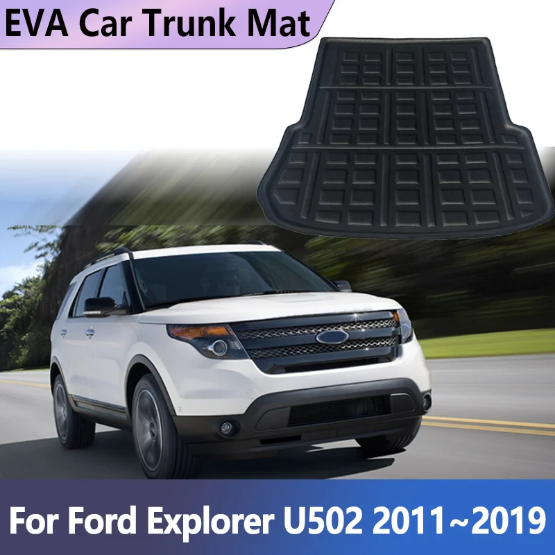 Коврик в багажник автомобиля из ЭВА для Ford Explorer U502 MK5 2011 ~ 2019 2015, антигрязный водонепроницаемый коврик, коврик для багажника, коврик для хранения, аксессуары
Коврик в багажник автомобиля из ЭВА для Ford Explorer U502 MK5 2011 ~ 2019 2015, антигрязный водонепроницаемый коврик, коврик для багажника, коврик для хранения, аксессуары