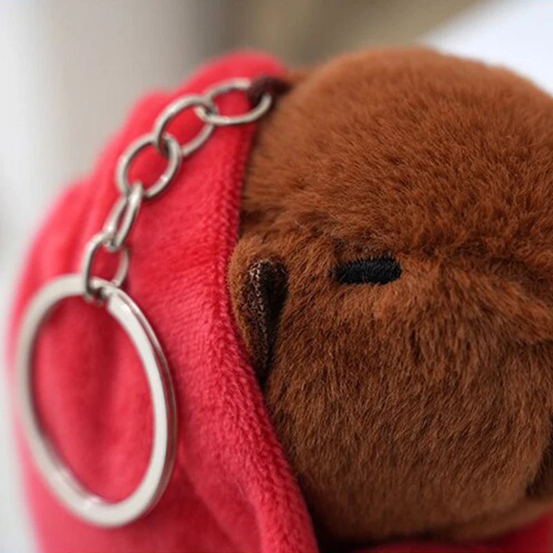 Cute Cartoon Capybara Plush Toy Pendant Kapila Keychain Bag Hanging Ornaments Car Desktop Decor Soft Doll for All Ages
Cute Cartoon Capybara Plush Toy Pendant Kapila Keychain Bag Hanging Ornaments Car Desktop Decor Soft Doll for All Ages