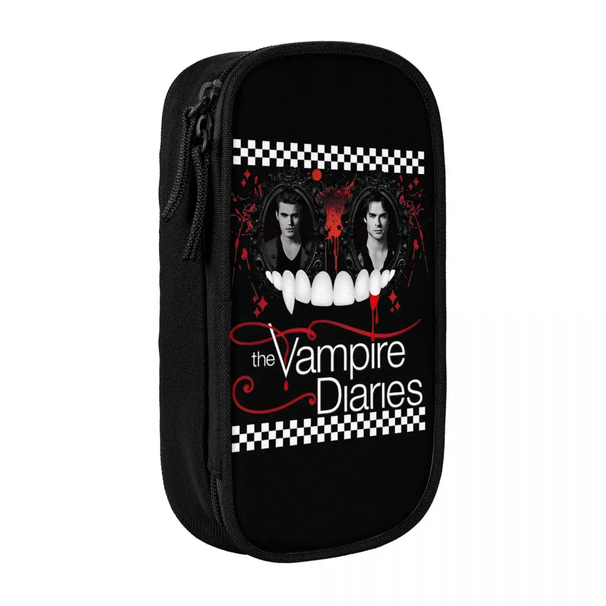 The Vampire Diaries Salvatore Brothers Pencil Case Damon Salvatore Pencil Pouch Pen Large Storage Bags Zipper Stationery
The Vampire Diaries Salvatore Brothers Pencil Case Damon Salvatore Pencil Pouch Pen Large Storage Bags Zipper Stationery