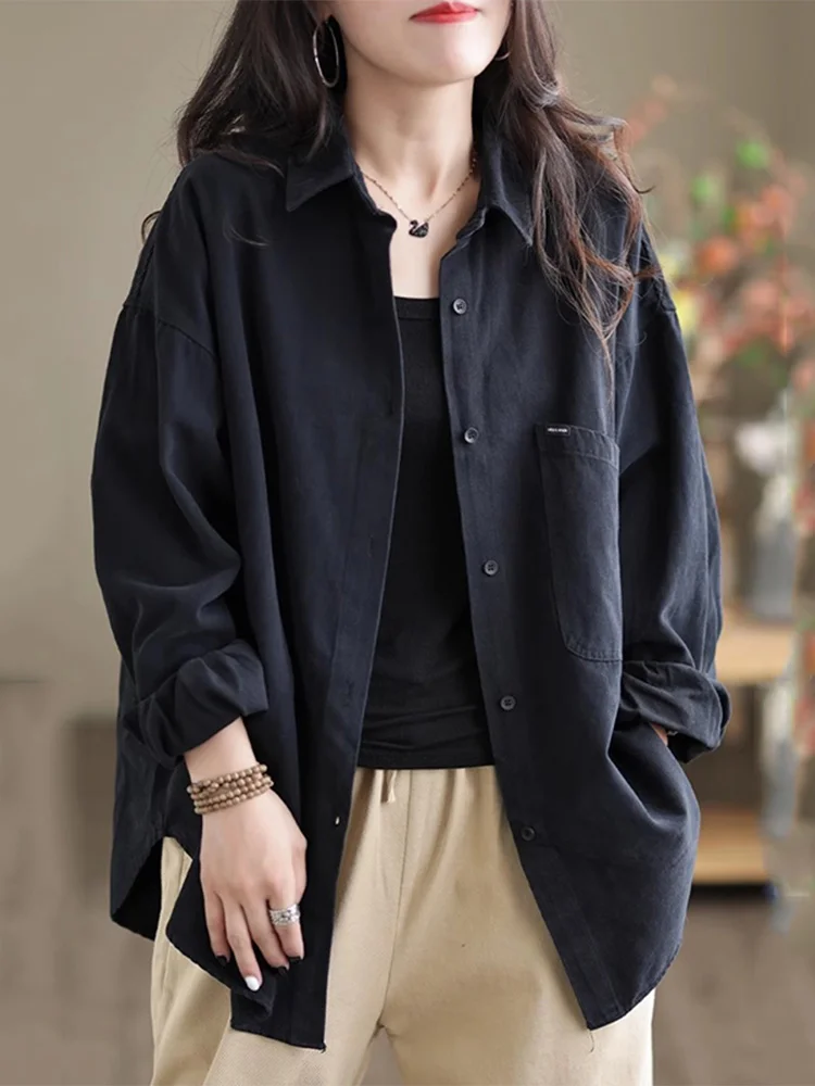 Loose Casual Women's Shirt Jacket Spring Autumn New Style Mom Belly Cover Slimming Outerwear Top Buttoned Long Sleeve Co...
Loose Casual Women's Shirt Jacket Spring Autumn New Style Mom Belly Cover Slimming Outerwear Top Buttoned Long Sleeve Co...