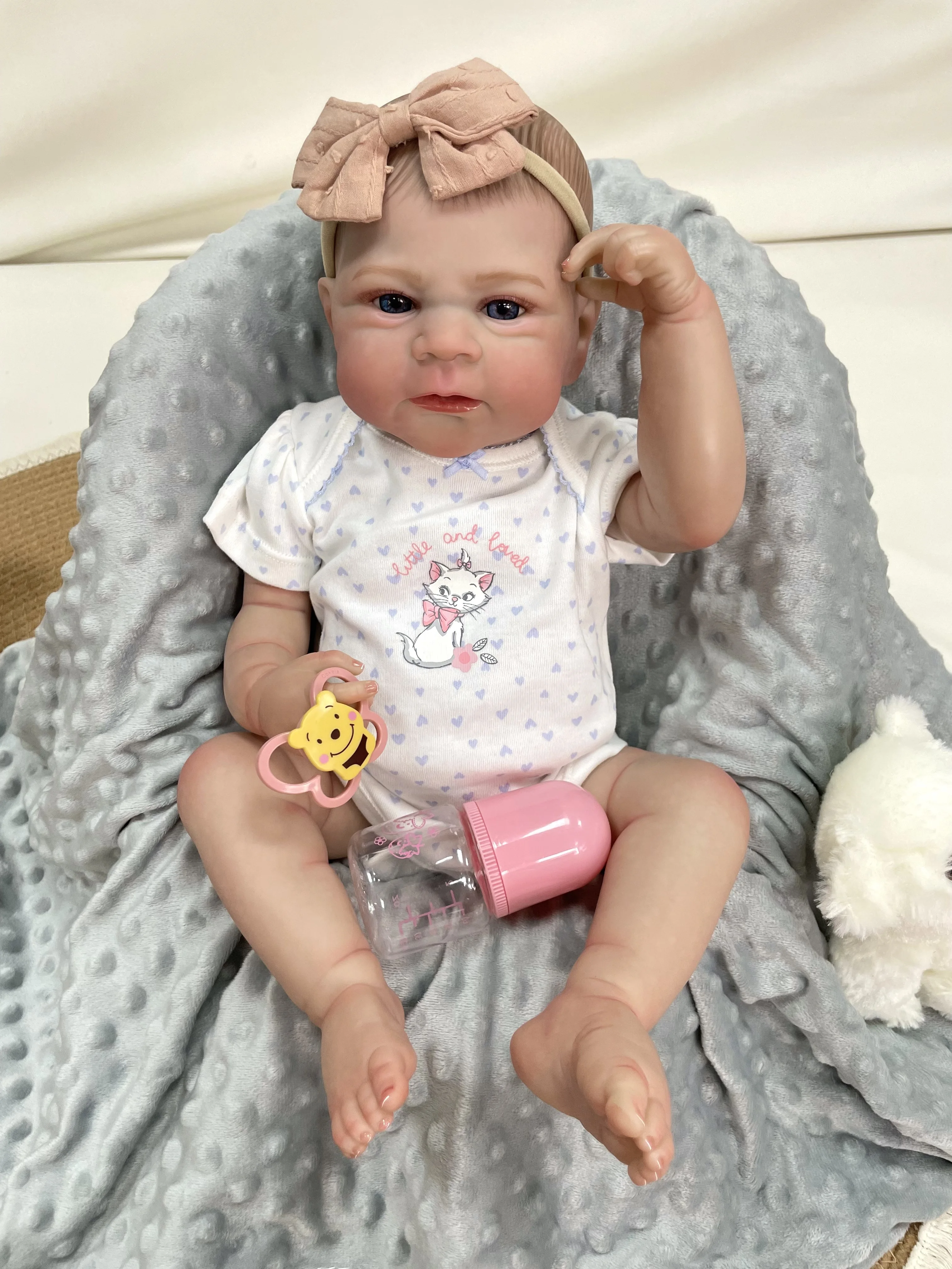 Cokela 50CM 20inch Silicone Reborn Baby Doll Blank Unpainted or Painted Lifelike Newborn Girl Collectibles Kids Gift
Cokela 50CM 20inch Silicone Reborn Baby Doll Blank Unpainted or Painted Lifelike Newborn Girl Collectibles Kids Gift