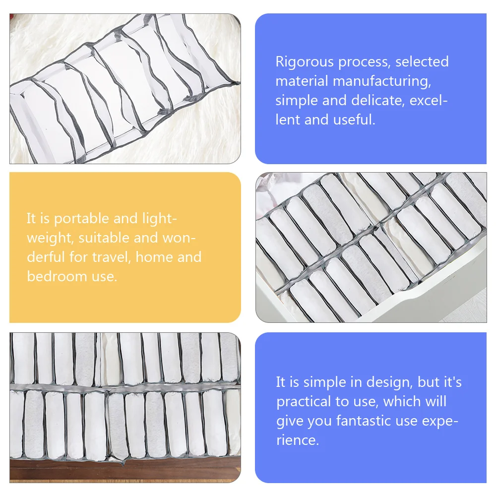Mesh Clothes Storage ganizer 6 grid Wardrobe Drawer Pants Jeans Closet ganizer Portable Lightweight Home Bedroom Use 
Mesh Clothes Storage ganizer 6 grid Wardrobe Drawer Pants Jeans Closet ganizer Portable Lightweight Home Bedroom Use