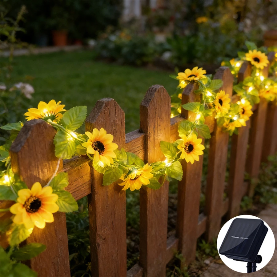 Flower Green Leaf Solar 8 Modes String Lights Artificial Vine Fairy Lights Christmas Tree Garland Light for Wedding Home Decor
Flower Green Leaf Solar 8 Modes String Lights Artificial Vine Fairy Lights Christmas Tree Garland Light for Wedding Home Decor