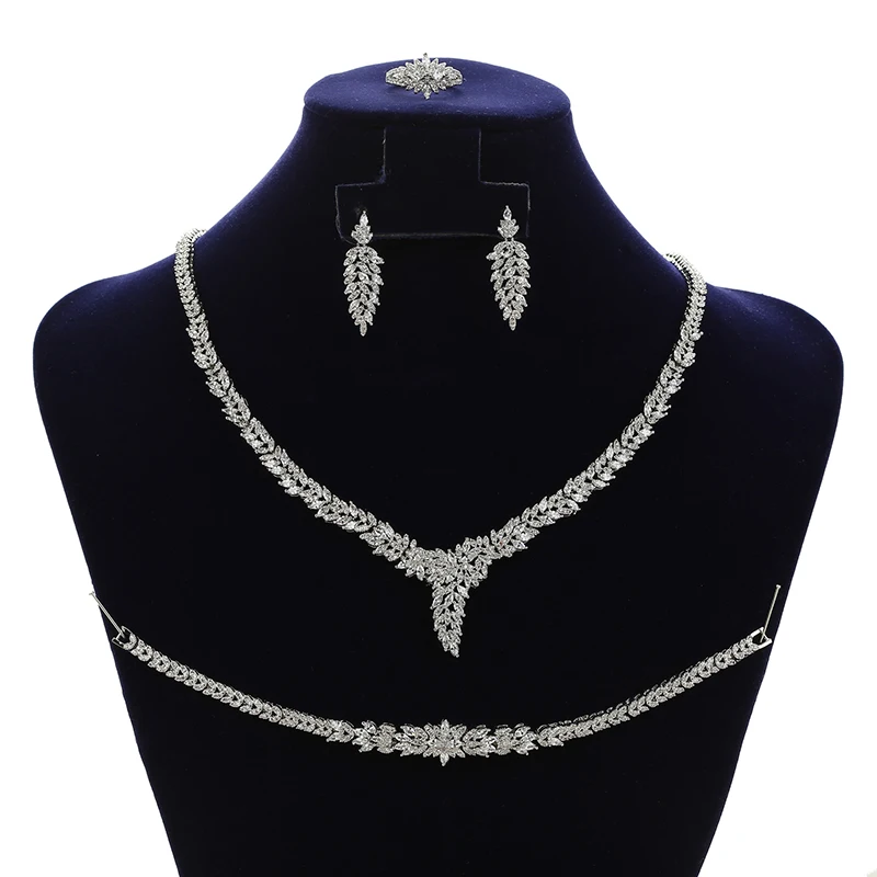 Jewelry Sets HADIYANA Luxury Women Wedding Got Engaged Necklace Earrings Ring And Bracelet Set High Quality CN1815 Birthday Gift
Jewelry Sets HADIYANA Luxury Women Wedding Got Engaged Necklace Earrings Ring And Bracelet Set High Quality CN1815 Birthday Gift