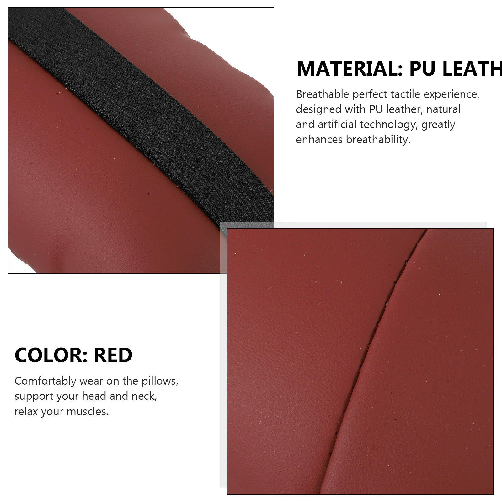 1Pcs Beige Car Headrest Pillow Memory Foam Breathable PU Neck Support Car Waist Sleeping Cushion
1Pcs Beige Car Headrest Pillow Memory Foam Breathable PU Neck Support Car Waist Sleeping Cushion