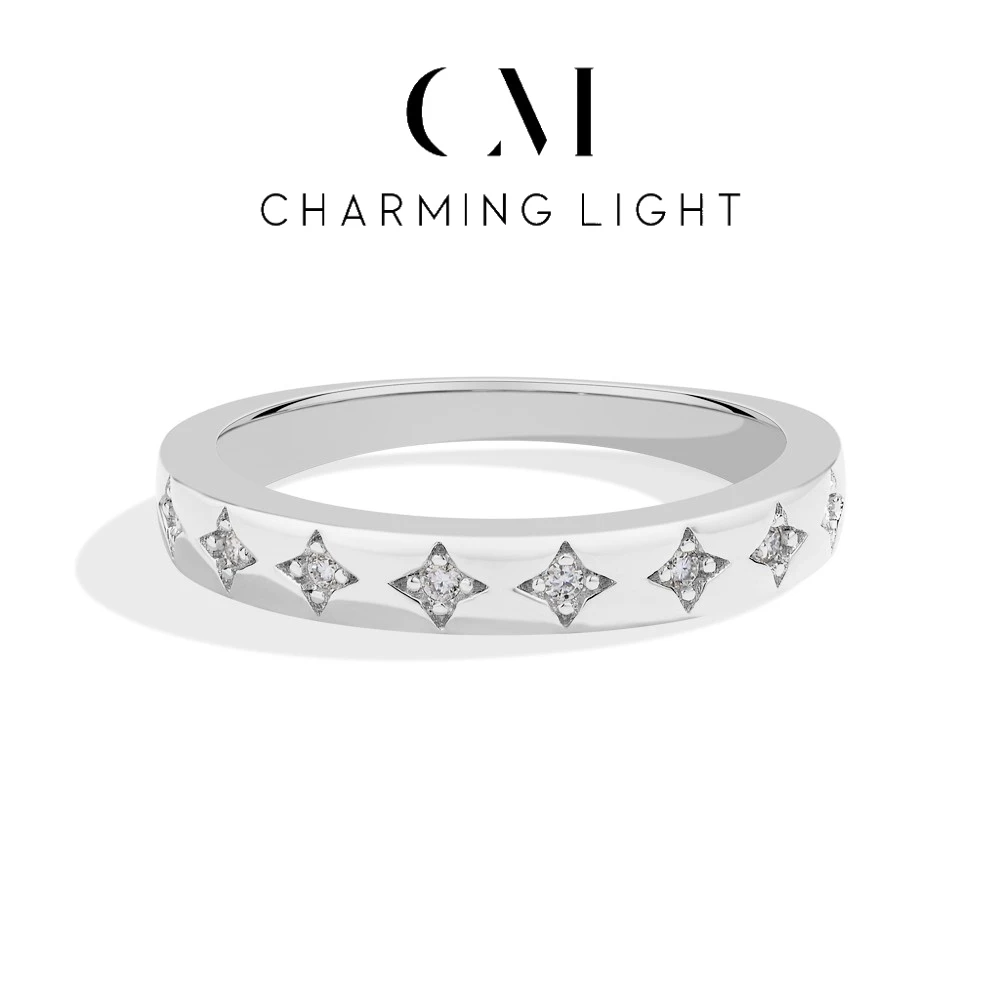 CHARMING Top Quality Lab Moissanite Diamond Rings 925 Sterling Silver for Unisex Wedding Band Engagement Fine Jewelry Hot Sale
CHARMING Top Quality Lab Moissanite Diamond Rings 925 Sterling Silver for Unisex Wedding Band Engagement Fine Jewelry Hot Sale