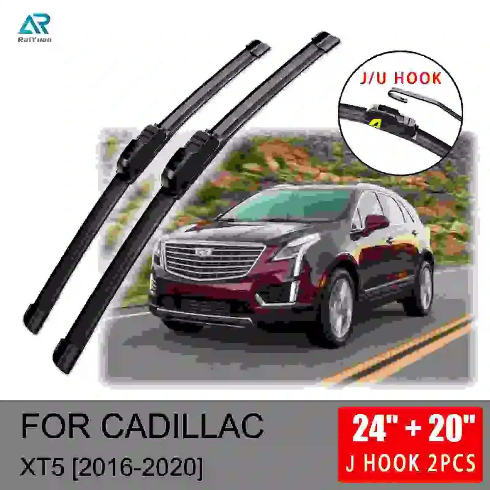 For Cadillac XT5 2016 2017 2018 2019 2020 Front Wiper Blades Brushes Cutter Accessories U J Hook
For Cadillac XT5 2016 2017 2018 2019 2020 Front Wiper Blades Brushes Cutter Accessories U J Hook