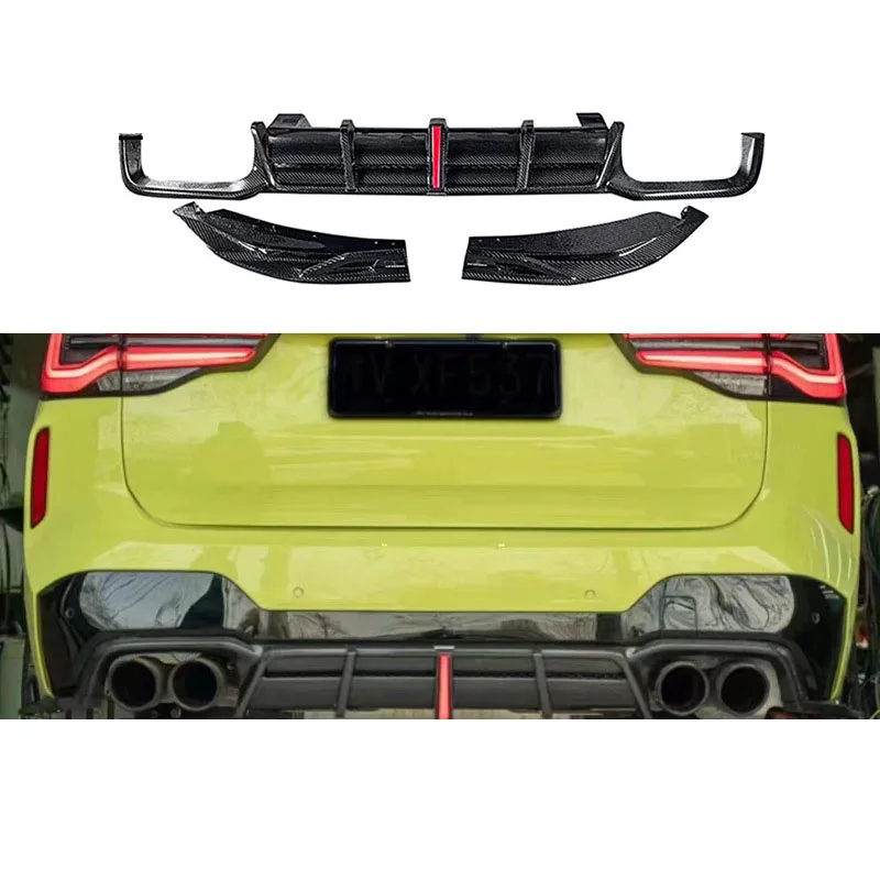 Applicable to BMW X3M F97 carbon fiber with light rear lip AE model diffuser tail lip modified auto parts body kit
Applicable to BMW X3M F97 carbon fiber with light rear lip AE model diffuser tail lip modified auto parts body kit