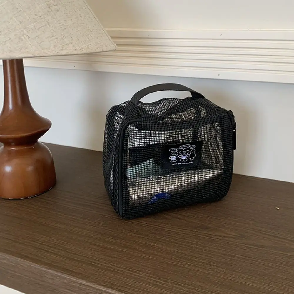 Lightweight Mesh Makeup Pouch Portable Hollow Out Travel Toiletry Pockets Large Capacity Visibility Zipper Pouch Girls
Lightweight Mesh Makeup Pouch Portable Hollow Out Travel Toiletry Pockets Large Capacity Visibility Zipper Pouch Girls