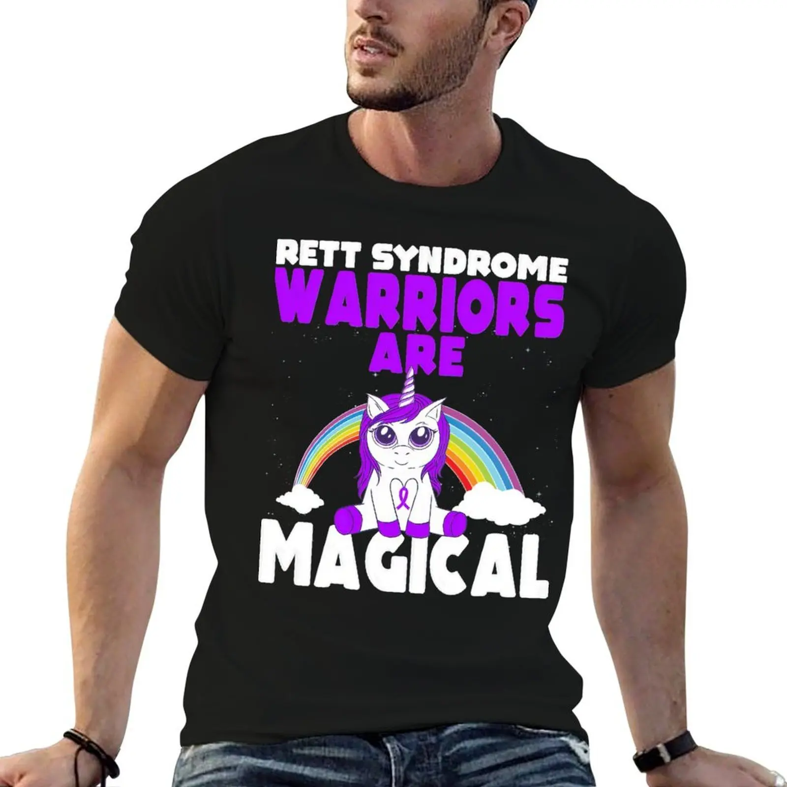 Rett Syndrome Rett Syndrome Awareness Purple Ribbon Unicorn T-Shirt man t shirt graphic t shirts for man cotton T-Shirt
Rett Syndrome Rett Syndrome Awareness Purple Ribbon Unicorn T-Shirt man t shirt graphic t shirts for man cotton T-Shirt