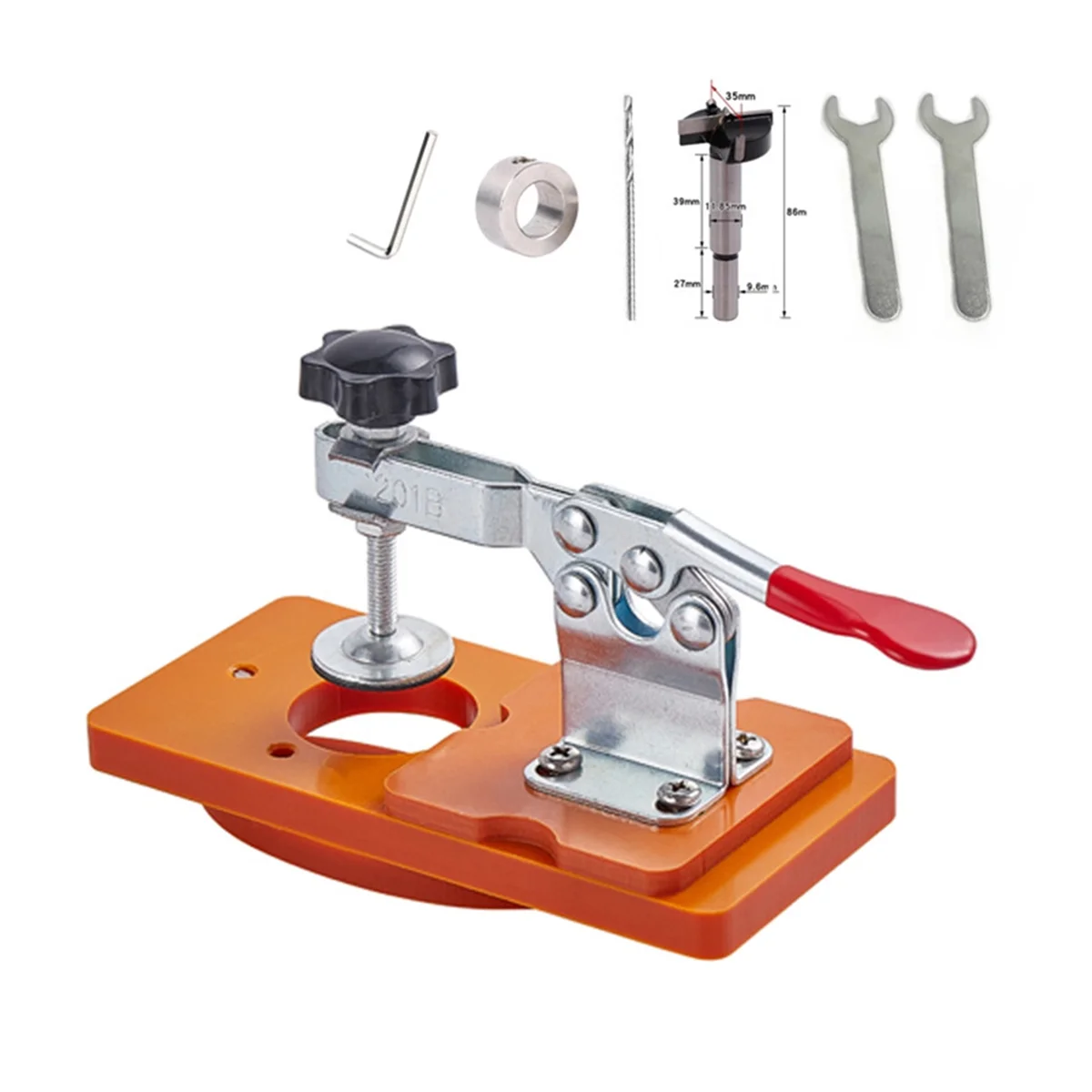 A08R Hinged Hole Positioner Furniture Door Panel Hinge Opening Install Auxiliary Woodworking Tools Hinge Boring Jig
A08R Hinged Hole Positioner Furniture Door Panel Hinge Opening Install Auxiliary Woodworking Tools Hinge Boring Jig