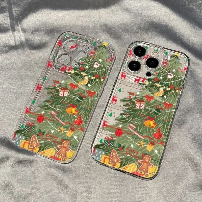 New Cartoon Graffiti Christmas Tree Clear Case For iphone 16 15 14 13 12 11 X XS XR Pro Max Plus Transparent Shockproof Cover
New Cartoon Graffiti Christmas Tree Clear Case For iphone 16 15 14 13 12 11 X XS XR Pro Max Plus Transparent Shockproof Cover