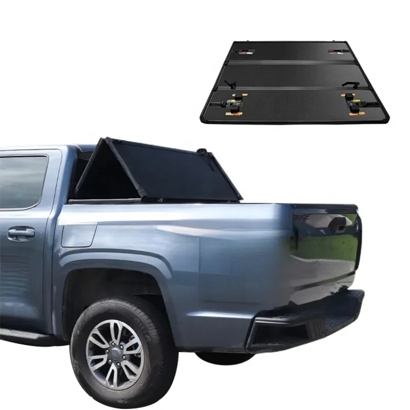 Aluminum Hard Tri - Fold Pickup Truck Bed Low Profile Tri Fold Tonneau Ocver for 2015-2023
Aluminum Hard Tri - Fold Pickup Truck Bed Low Profile Tri Fold Tonneau Ocver for 2015-2023