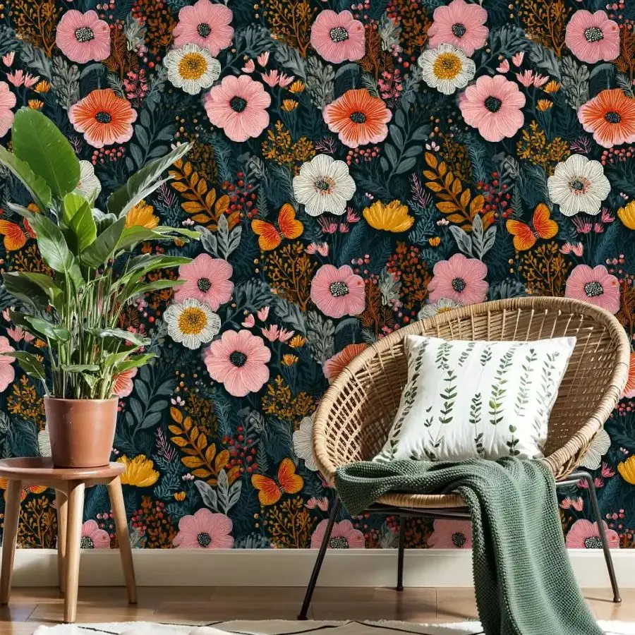 Яркие обои с цветочным принтом и осенними листьями, 22,83 "X 118", водонепроницаемые обои для гостиной/спальни/ванной комнаты, наклейка на стену из ПВХ
Яркие обои с цветочным принтом и осенними листьями, 22,83 "X 118", водонепроницаемые обои для гостиной/спальни/ванной комнаты, наклейка на стену из ПВХ