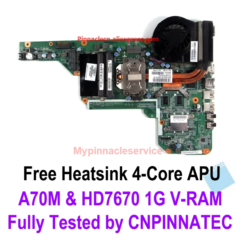 683030-501 683030-001 Motherboard with heatsink APU for HP Pavilion G4-2000 G6-2000 g7-2000 DA0R53MB6E0 DA0R53MB6E1 R53
683030-501 683030-001 Motherboard with heatsink APU for HP Pavilion G4-2000 G6-2000 g7-2000 DA0R53MB6E0 DA0R53MB6E1 R53