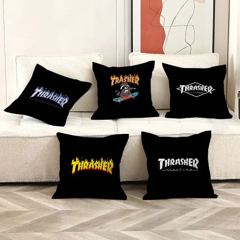 Logo T-ThrasherS Cushion Cover Inches Farmhouse Decor Home Throw Pillow Covers For Couch Decorations
Logo T-ThrasherS Cushion Cover Inches Farmhouse Decor Home Throw Pillow Covers For Couch Decorations