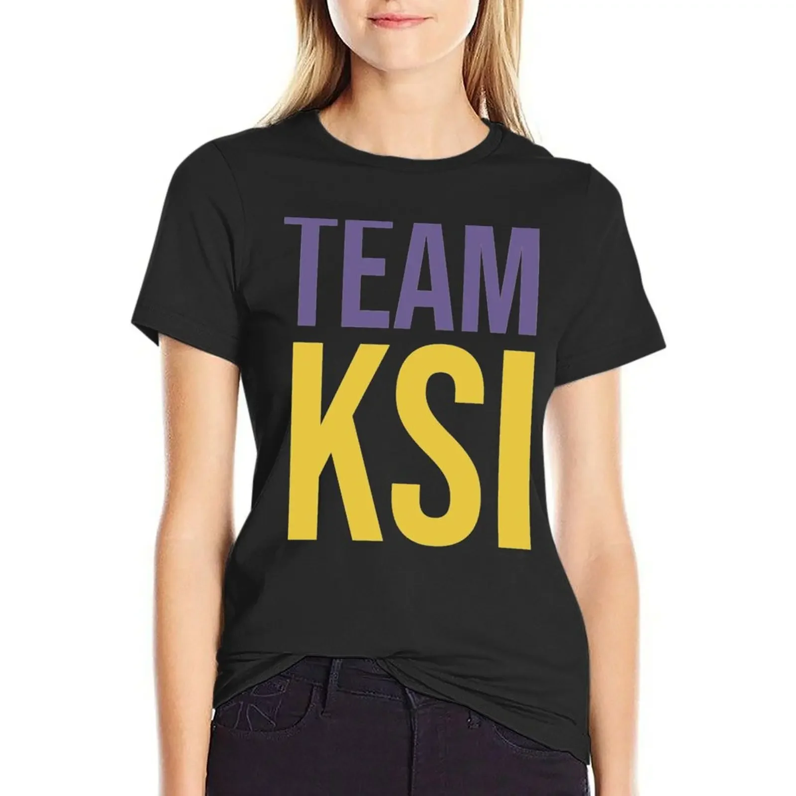 team ksi ! T-Shirt funny vintage clothes hippie clothes Aesthetic clothing t-shirt dress for Women plus size
team ksi ! T-Shirt funny vintage clothes hippie clothes Aesthetic clothing t-shirt dress for Women plus size