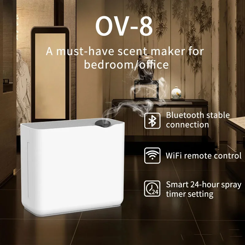 Crearoma OV-8 Commercial 800ml Oil Fragrance Diffuser HVAC Scent Machine Anti-Shift Hanging Panel
Crearoma OV-8 Commercial 800ml Oil Fragrance Diffuser HVAC Scent Machine Anti-Shift Hanging Panel