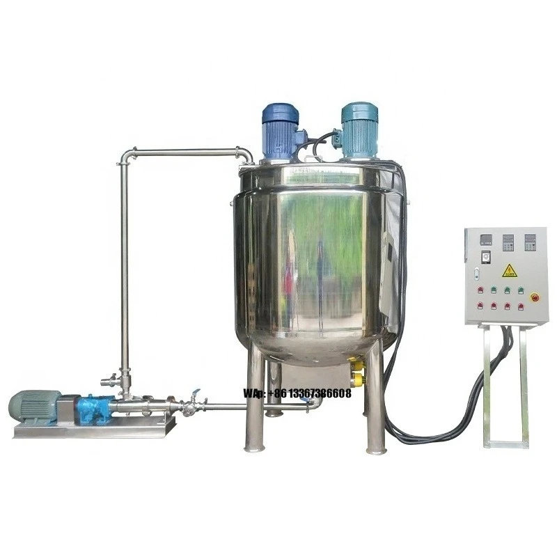Cosmetic Liquid Detergent Dispersion Mixer Machine High Shear Emulsifying Dispersing tank with Screw Pump
Cosmetic Liquid Detergent Dispersion Mixer Machine High Shear Emulsifying Dispersing tank with Screw Pump