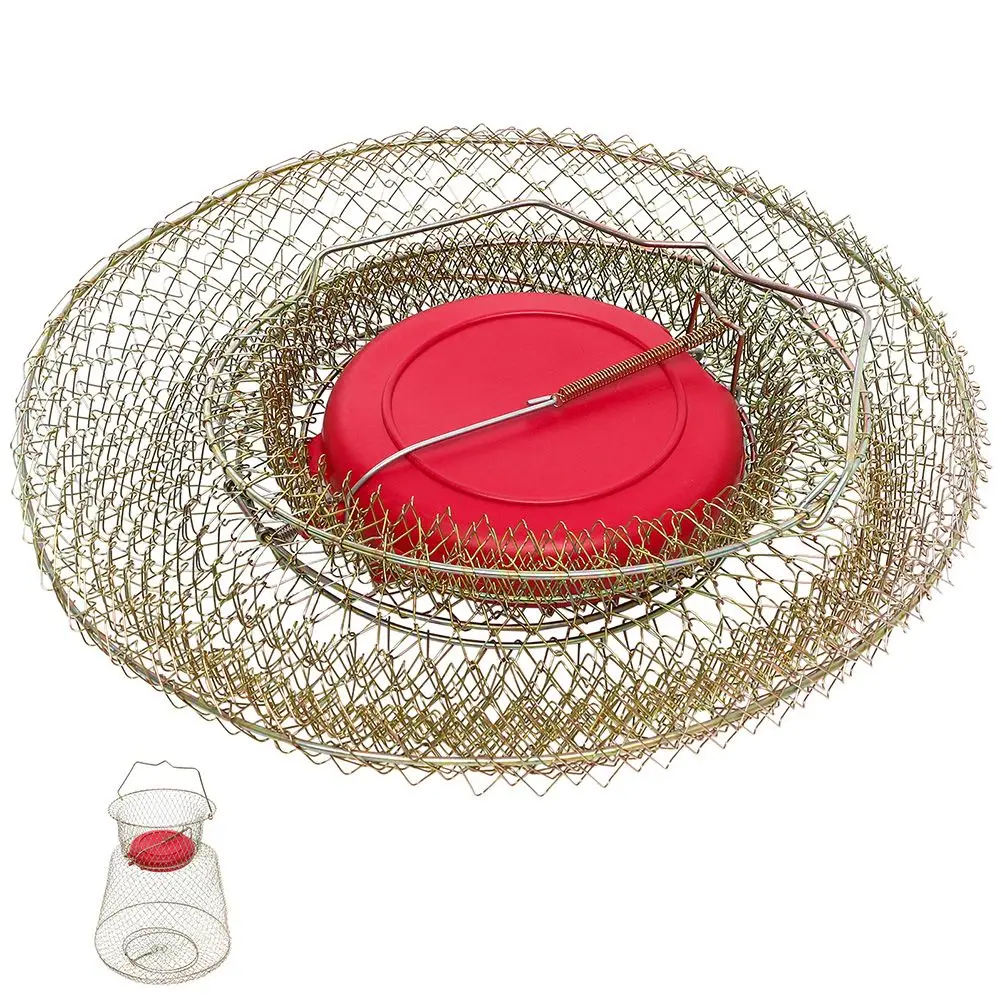 Crab Basket Shrimp Fish Baskets Fishing Supplies Guard Protective Cage Metal for Nets
Crab Basket Shrimp Fish Baskets Fishing Supplies Guard Protective Cage Metal for Nets