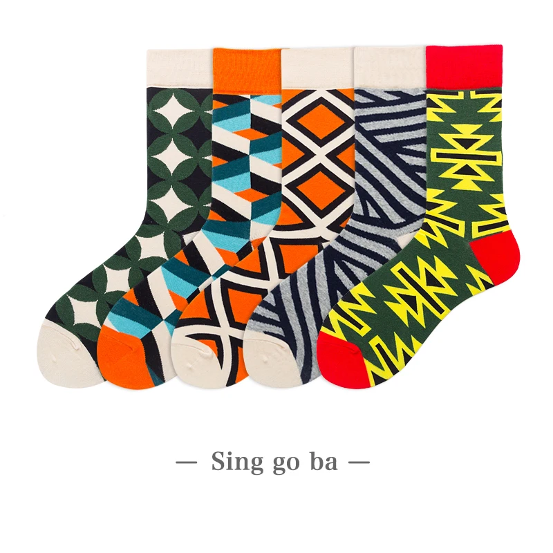 Fashionable men's socks, slim diamond pattern, diamond shape, fun, happy, geometric, funny, oversized combed cotton wedding gift
Fashionable men's socks, slim diamond pattern, diamond shape, fun, happy, geometric, funny, oversized combed cotton wedding gift