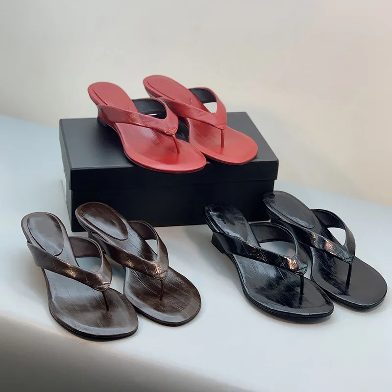 Dave&di French Minimalist Flip Flops Toe Sandals Beach Slippers Women's Shoes Summer High Heels Sandals For Woman Slippers Shoes
Dave&di French Minimalist Flip Flops Toe Sandals Beach Slippers Women's Shoes Summer High Heels Sandals For Woman Slippers Shoes