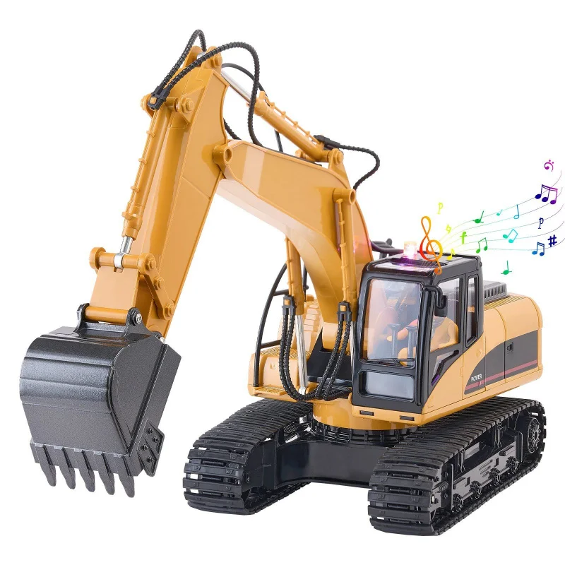 Remote Control Excavator Toy 15 Channel 1:14 Scale RC Excavator Digger for Kids
Remote Control Excavator Toy 15 Channel 1:14 Scale RC Excavator Digger for Kids