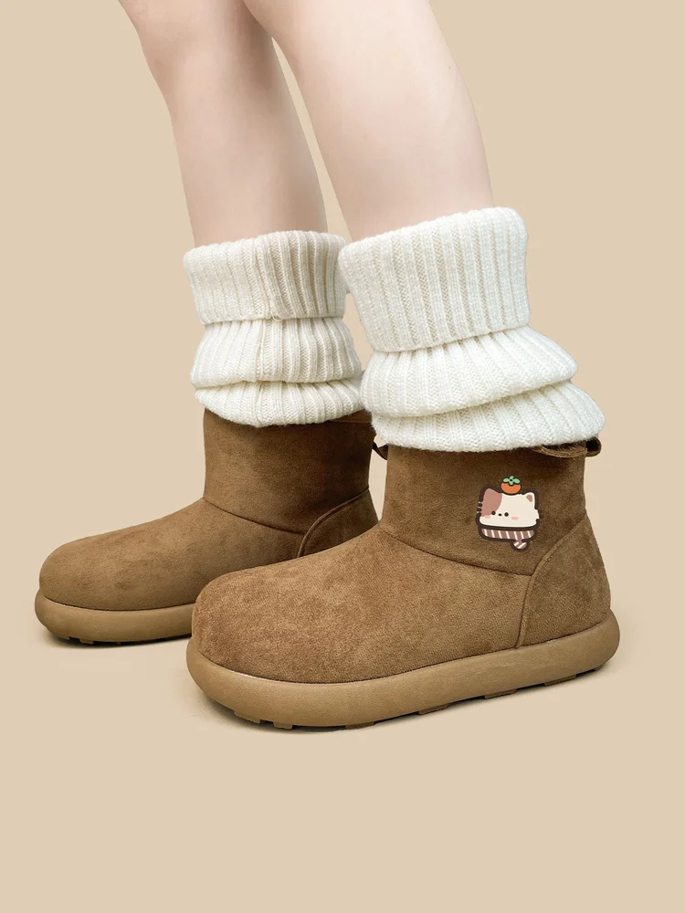Милые зимние сапоги средней длины, милые женские зимние теплые хлопковые сапоги в стиле Лолиты на толстой и плюшевой подошве для девочек
Милые зимние сапоги средней длины, милые женские зимние теплые хлопковые сапоги в стиле Лолиты на толстой и плюшевой подошве для девочек