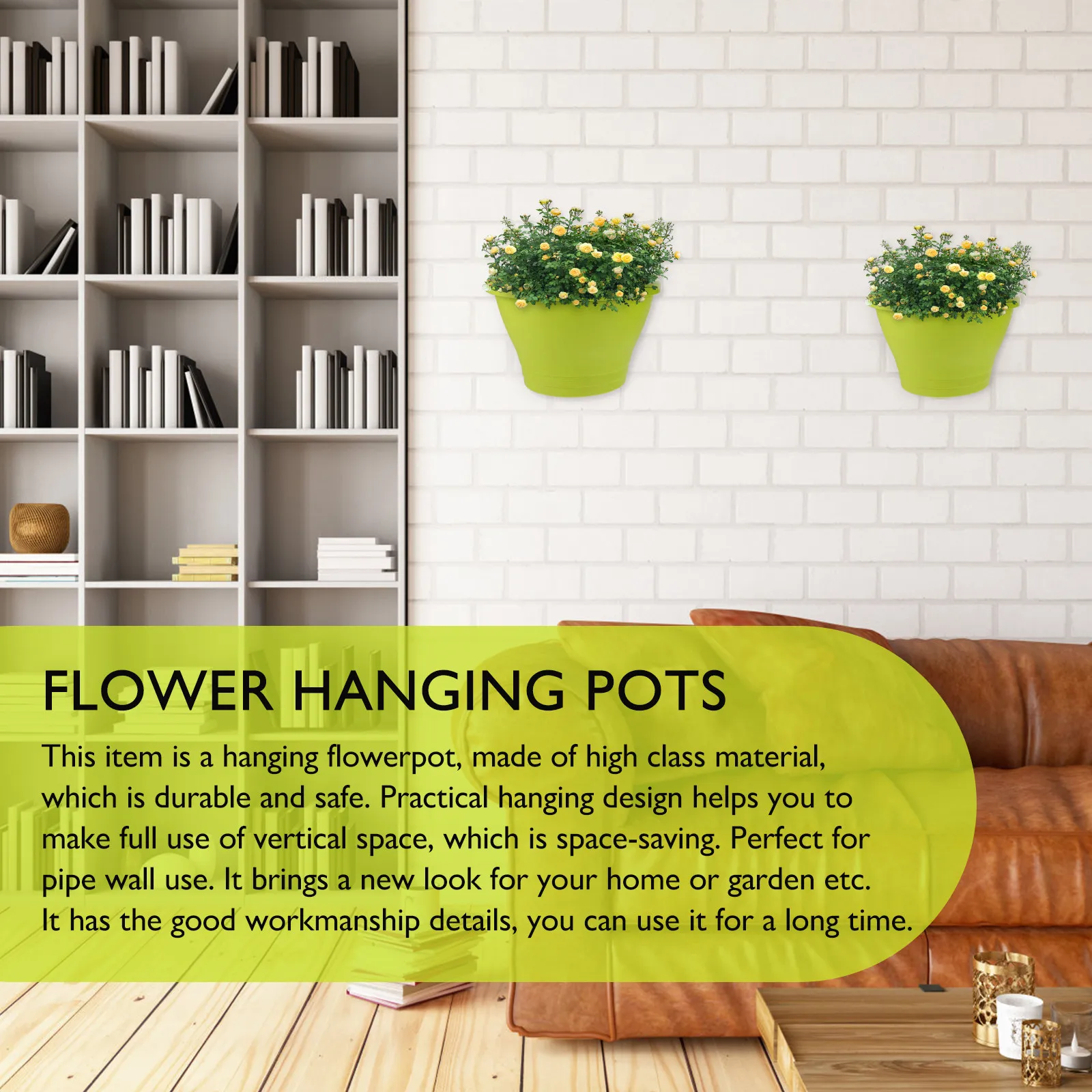 2Pcs Hanging Flowerpots Premium Material Pipe Wall Mount Plant Containers Garden Planters Space Efficient Balcony Flower Holders
2Pcs Hanging Flowerpots Premium Material Pipe Wall Mount Plant Containers Garden Planters Space Efficient Balcony Flower Holders