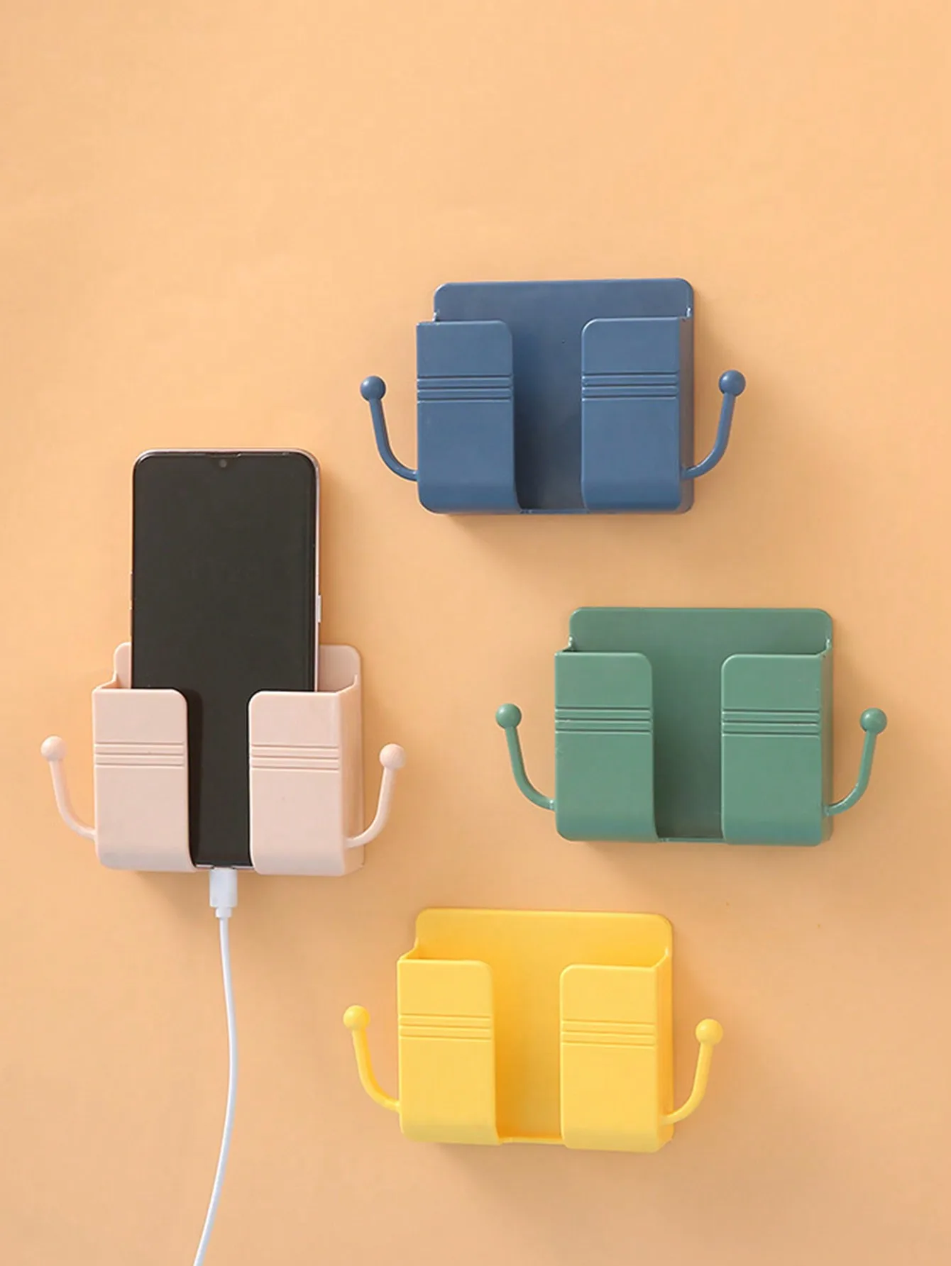 1pc Adhesive Phone Charging Stand Wall Mounted Bedside Cable Organizer With Storage For Slouchy People, Bedroom Without Drilling Compatible With IPhone, Android Phone, Gift For Birthday, Family, Friends Phone Holder, Phone Stand, Phone Accessories
1pc Adhesive Phone Charging Stand Wall Mounted Bedside Cable Organizer With Storage For Slouchy People, Bedroom Without Drilling Compatible With IPhone, Android Phone, Gift For Birthday, Family, Friends Phone Holder, Phone Stand, Phone Accessories