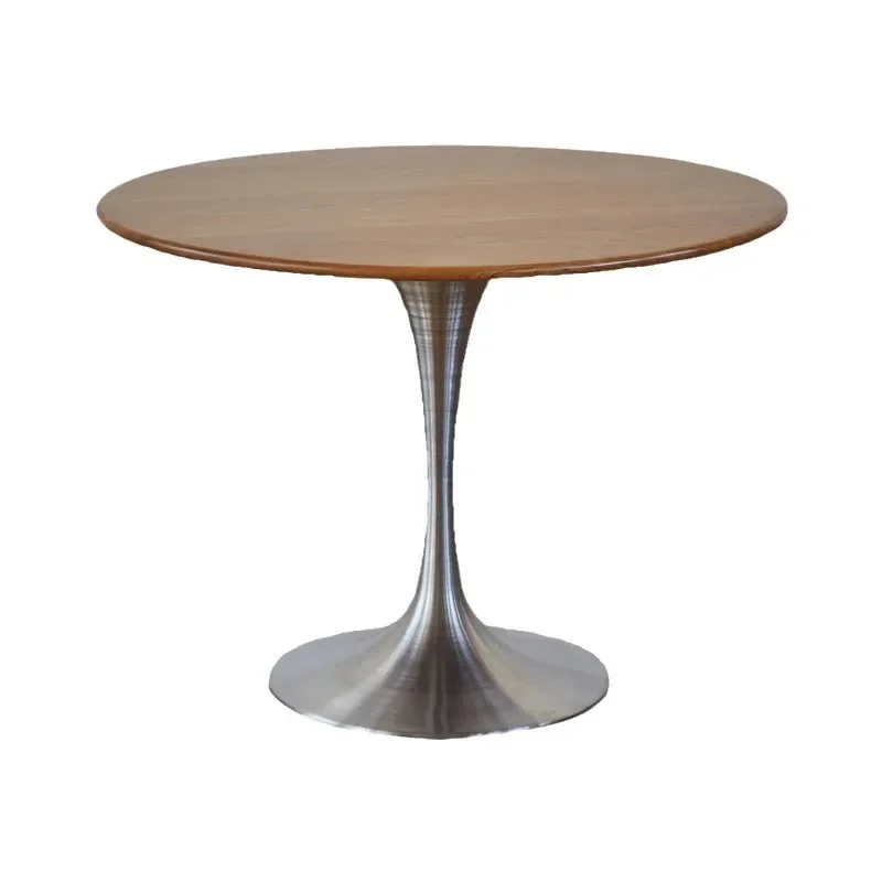Nordic cherry wood dining table small apartment solid wood tulip round table Japanese retro
Nordic cherry wood dining table small apartment solid wood tulip round table Japanese retro