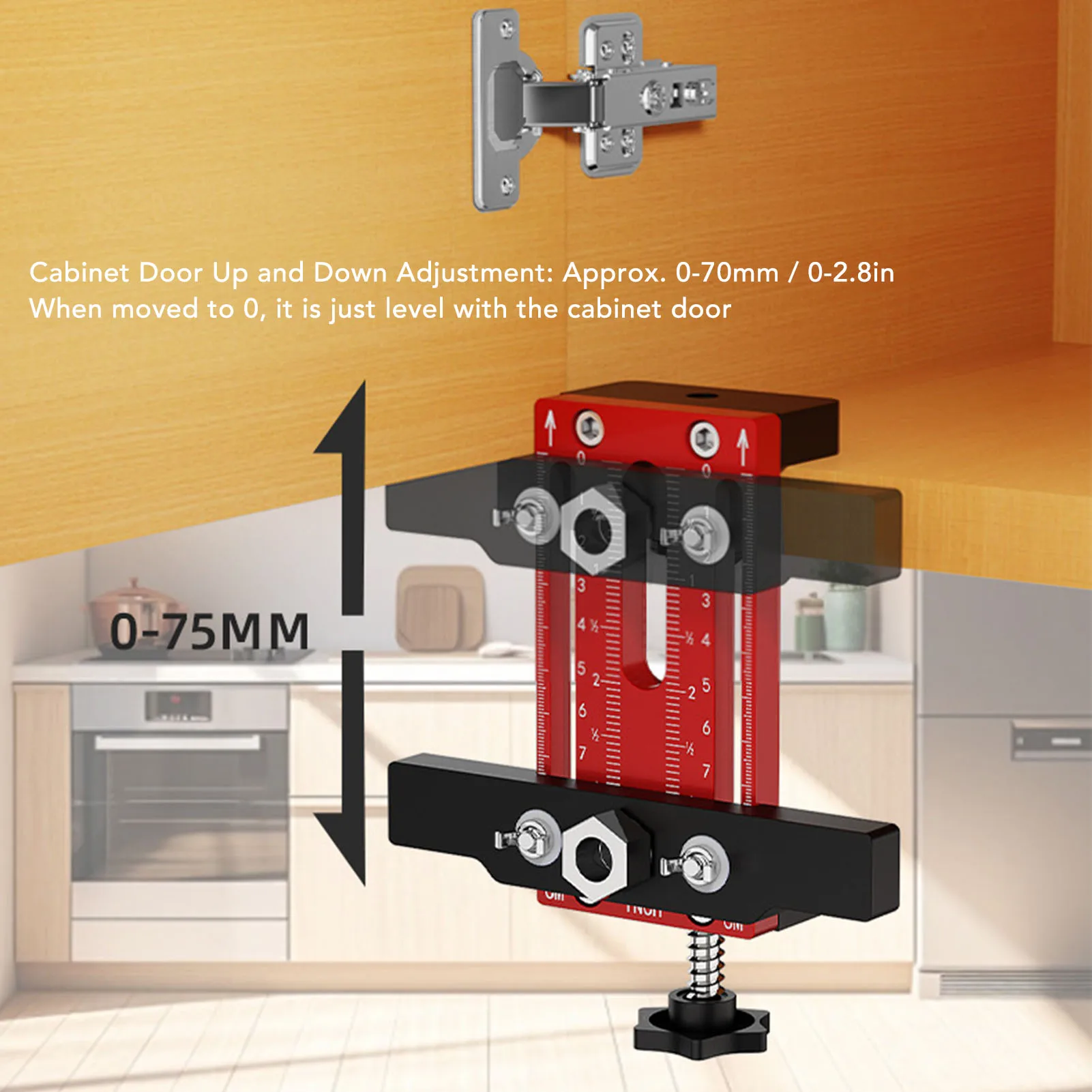 Cabinet Door Mounting Locator Adjustable Cabinet Door Installation Locator for Board Thickness Under 85mm for Vanities Closets
Cabinet Door Mounting Locator Adjustable Cabinet Door Installation Locator for Board Thickness Under 85mm for Vanities Closets