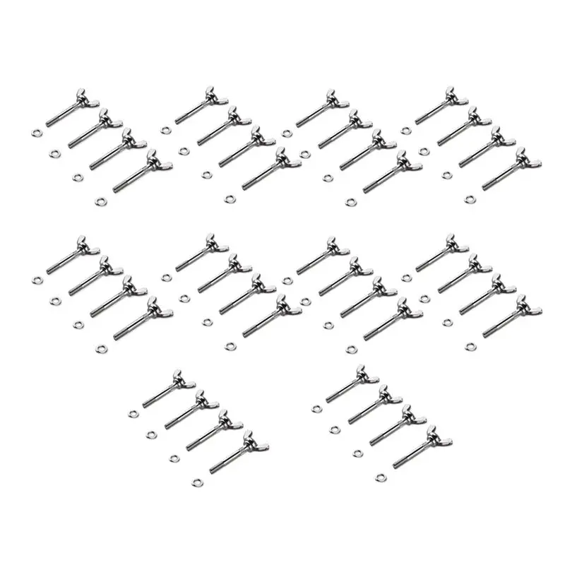 Комплект болтов ABGH-Stilts Wing Bolt для гипсокартона, аксессуары для покраски и декорирования, 40 штук
Комплект болтов ABGH-Stilts Wing Bolt для гипсокартона, аксессуары для покраски и декорирования, 40 штук