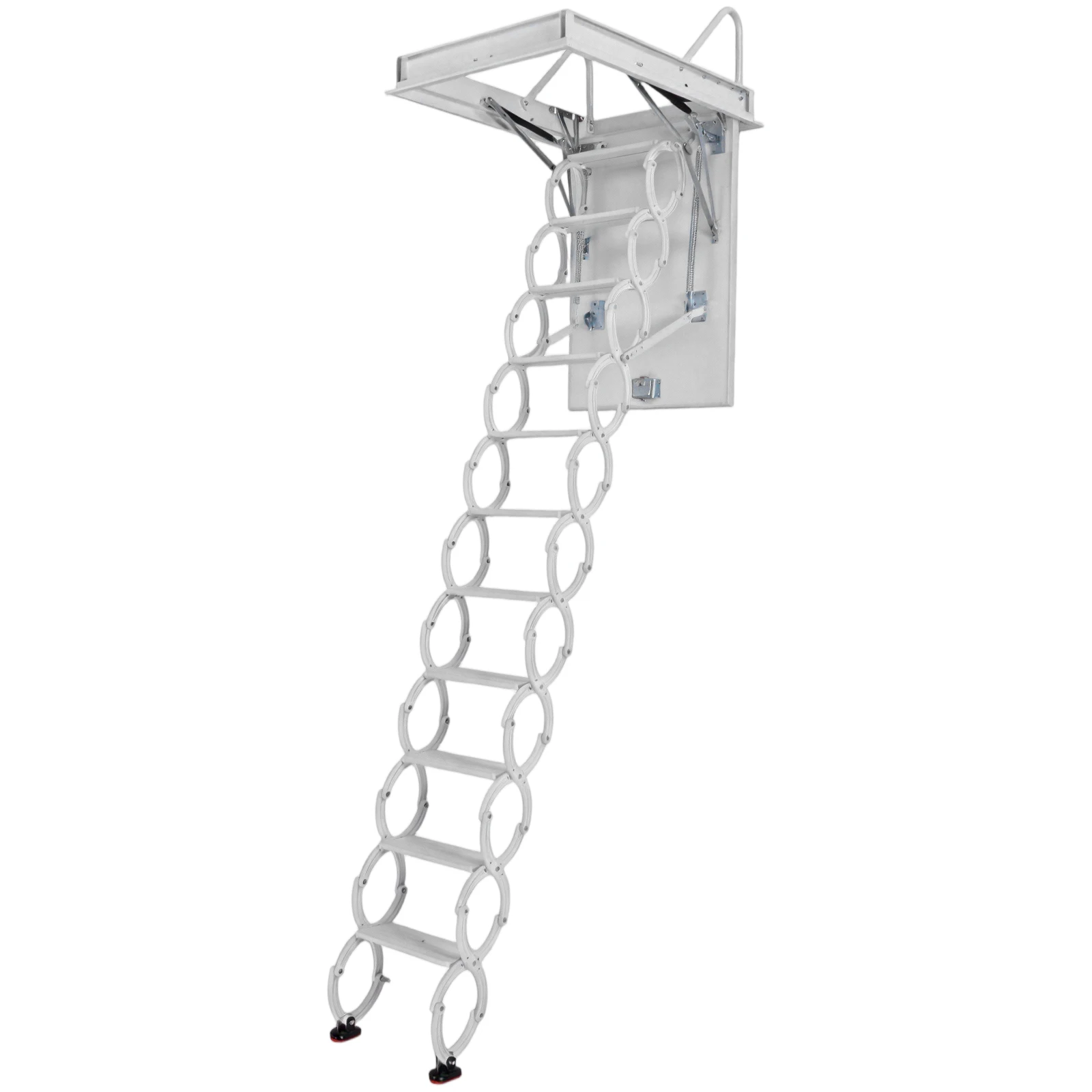 Wall-mounted folding stretching ladder 70*100cm (11 Steps)
Wall-mounted folding stretching ladder 70*100cm (11 Steps)