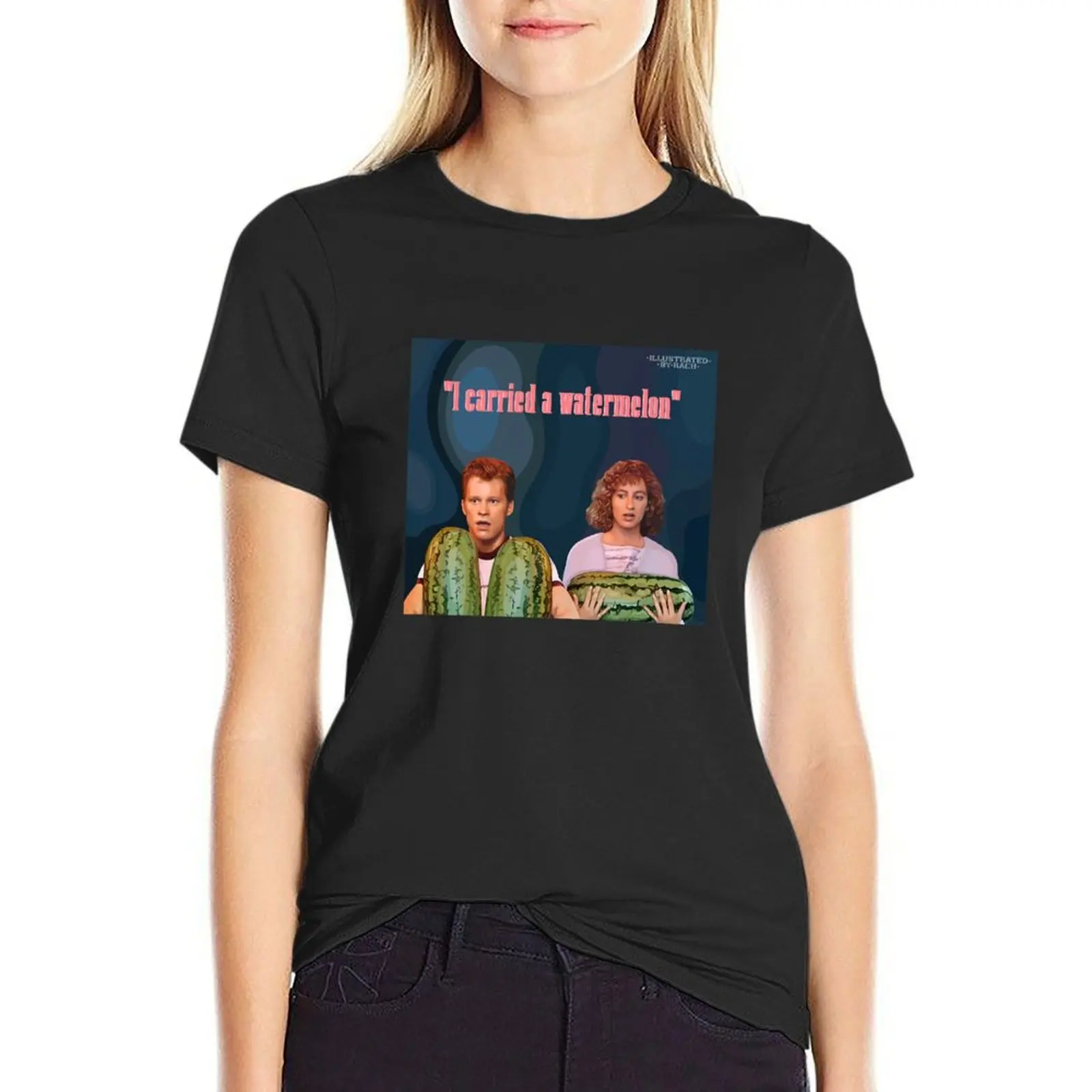 I carried a watermelon T-Shirt aesthetic clothes Aesthetic clothing lady clothes summer clothes Women
I carried a watermelon T-Shirt aesthetic clothes Aesthetic clothing lady clothes summer clothes Women