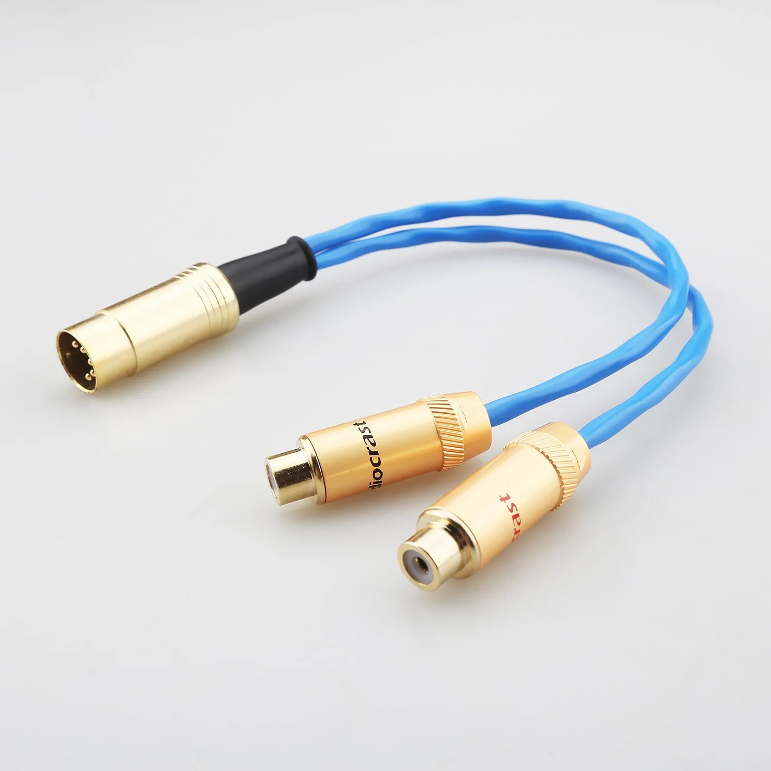 High Purity OFC 5Pin DIN male to 2 RCA Female Phono Interconnect Cable for NAIM QUAD
High Purity OFC 5Pin DIN male to 2 RCA Female Phono Interconnect Cable for NAIM QUAD