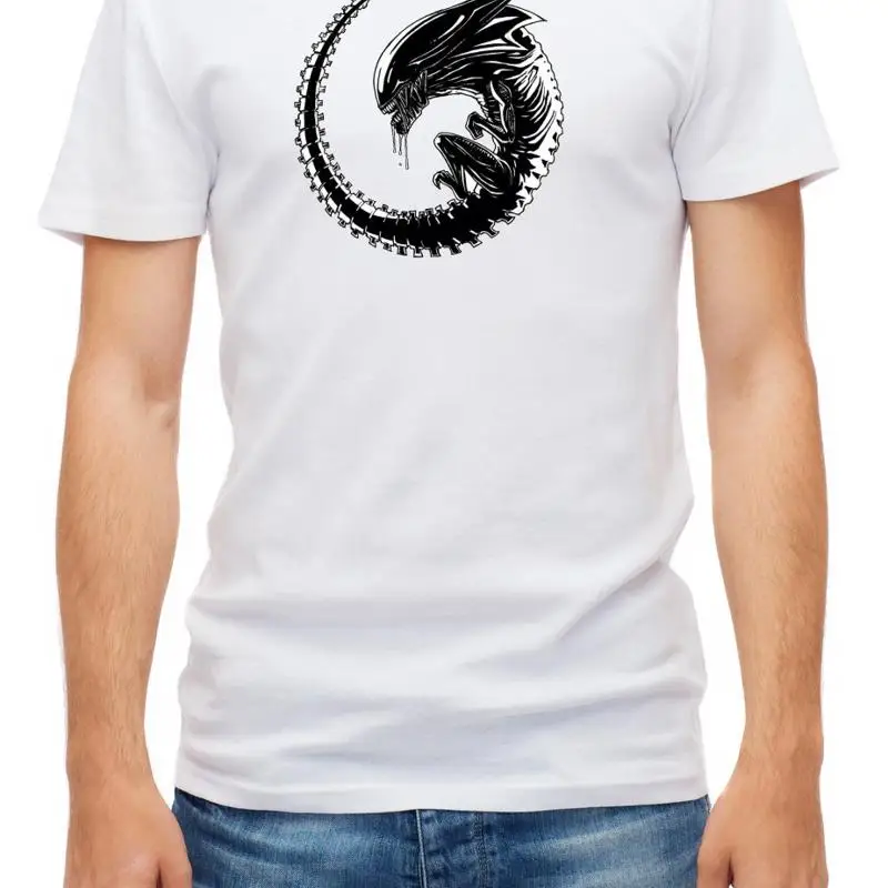 Белая мужская футболка Alien Predator F424
Белая мужская футболка Alien Predator F424