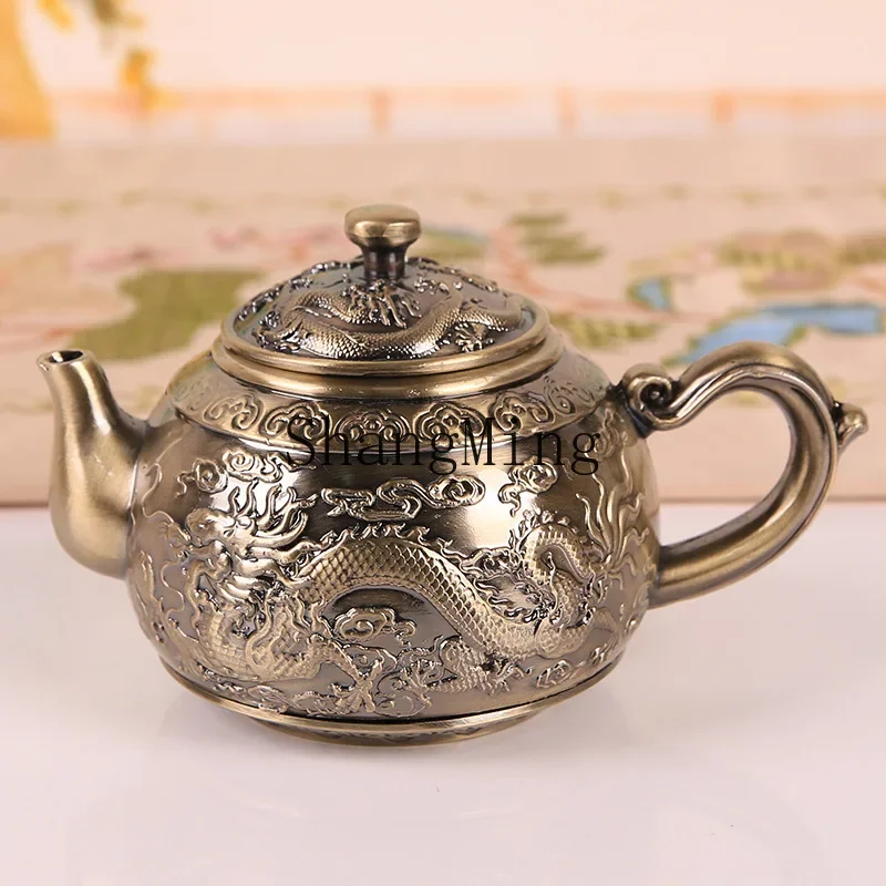 CLL high-grade bronze kung fu tea set teapot Chinese wedding banquet wine set dragon and phoenix tea set business gift
CLL high-grade bronze kung fu tea set teapot Chinese wedding banquet wine set dragon and phoenix tea set business gift