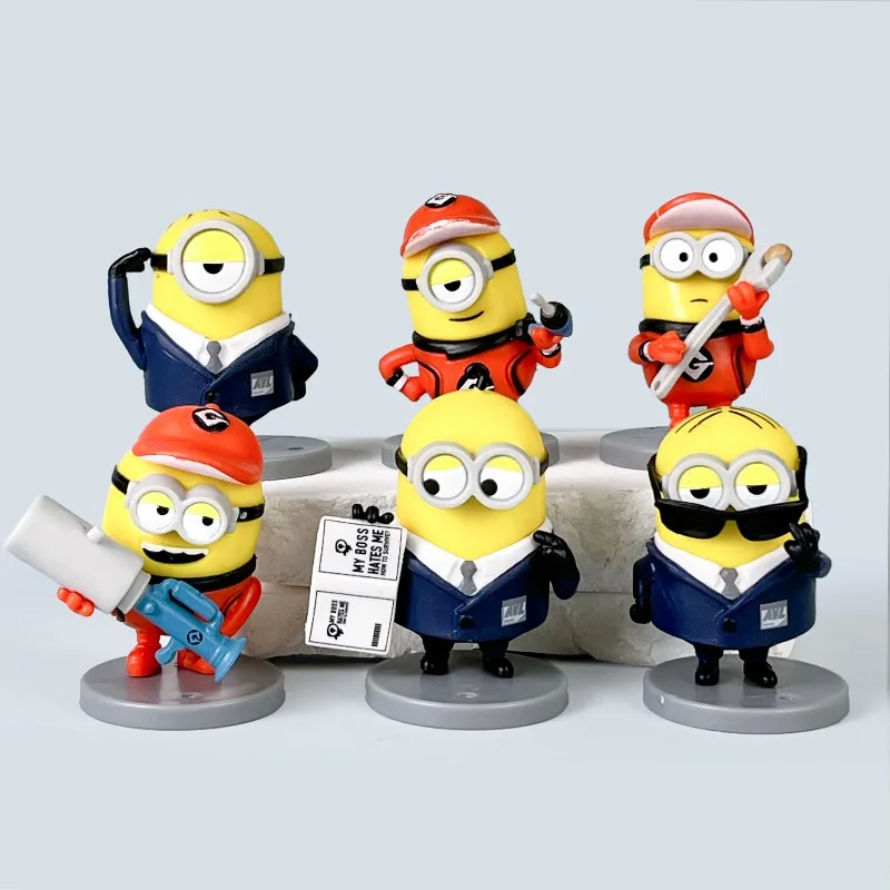 6Pcs Minions Cartoon Dad Figurine Ornament Model Cinema Souvenir Doll Toy Children's Gift Cake Decoration Gift
6Pcs Minions Cartoon Dad Figurine Ornament Model Cinema Souvenir Doll Toy Children's Gift Cake Decoration Gift