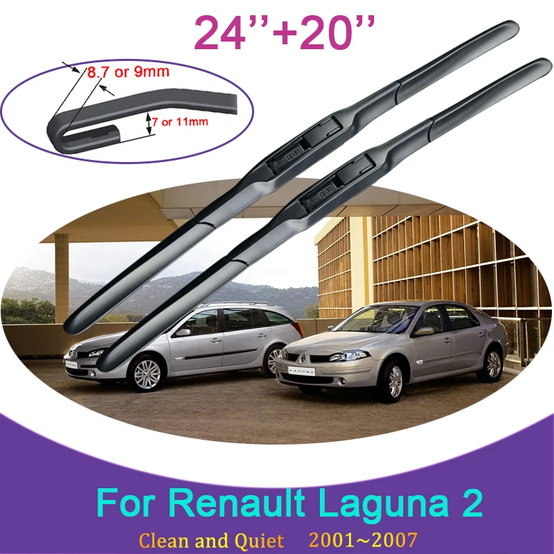 Щетки стеклоочистителя передние для Renault Laguna 2 X74 2001 2002 2003 2004 ~ 2007
Щетки стеклоочистителя передние для Renault Laguna 2 X74 2001 2002 2003 2004 ~ 2007