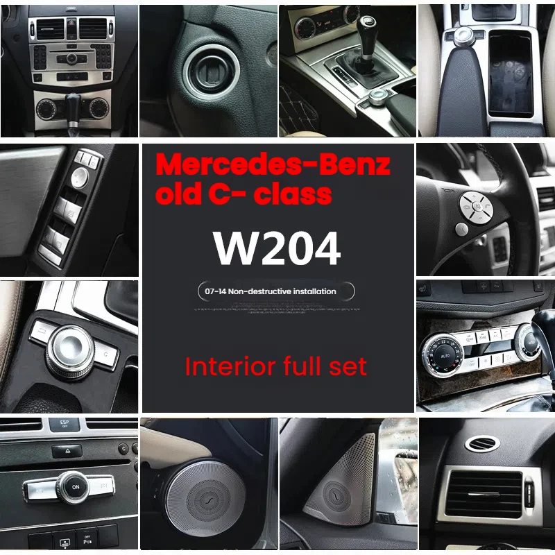 Mercedes-Benz old C-class interior modification W204 C180K C200K C260 central control panel button decorative patch
Mercedes-Benz old C-class interior modification W204 C180K C200K C260 central control panel button decorative patch