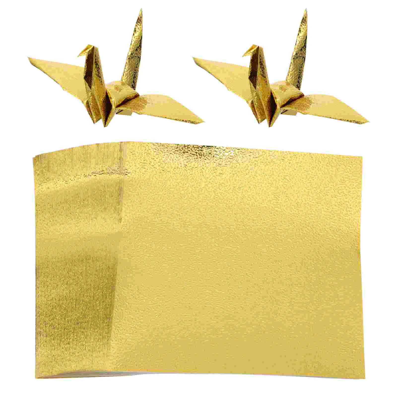 100 Pcs Wrapping Paper Single-sided Pearlescent Origami Child Preschool Gold Two Metallic 10X10X01CM Tissue DIY
100 Pcs Wrapping Paper Single-sided Pearlescent Origami Child Preschool Gold Two Metallic 10X10X01CM Tissue DIY