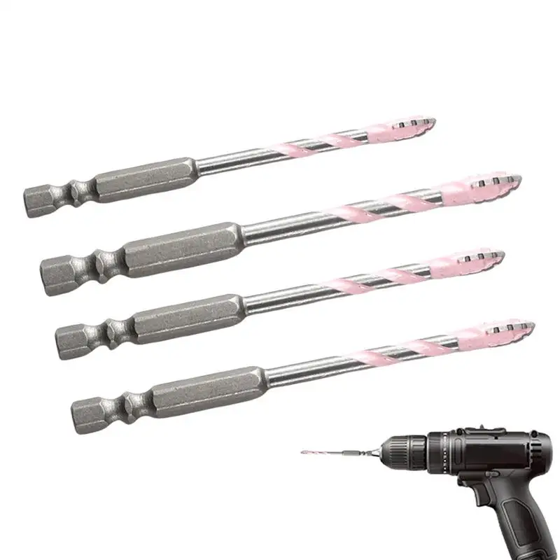 Masonry Drill Bit Set Serrated Eccentric Bits Set Of 4 Multi-Purpose 4 Flute High-Strength Masonry Drill For Glass Drywall Metal
Masonry Drill Bit Set Serrated Eccentric Bits Set Of 4 Multi-Purpose 4 Flute High-Strength Masonry Drill For Glass Drywall Metal