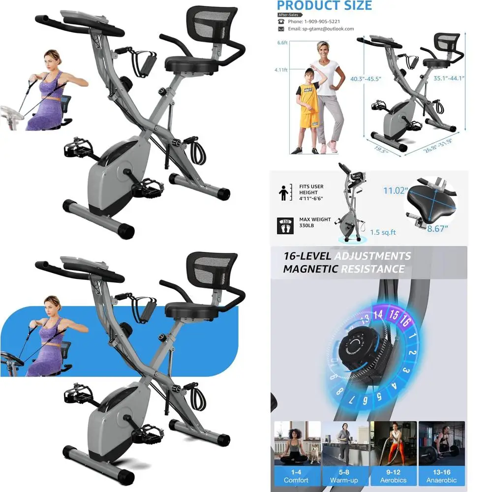 Велотренажер 5-в-1 для дома: 16 уровней магнитного сопротивления, маховик 6,6 фунтов, нагрузка до 300 фунтов, дизайн 2026 года
Велотренажер 5-в-1 для дома: 16 уровней магнитного сопротивления, маховик 6,6 фунтов, нагрузка до 300 фунтов, дизайн 2026 года