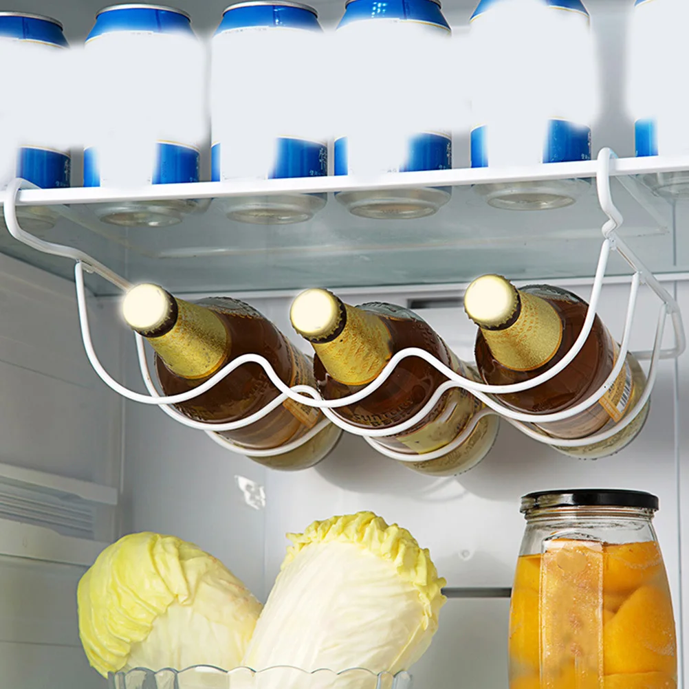 Fridge Storage Rack Metal Shelf White Iron Bottle Holder Drinks Refrigerator Container Kitchen Supply Soda Beer Water Storage
Fridge Storage Rack Metal Shelf White Iron Bottle Holder Drinks Refrigerator Container Kitchen Supply Soda Beer Water Storage