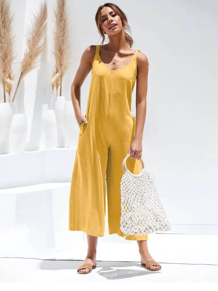 Женский комбинезон с галстуками-бабочками, однотонные укороченные комбинезоны, повседневные повседневные пляжные каникулы, офисные модные цельные брюки
Женский комбинезон с галстуками-бабочками, однотонные укороченные комбинезоны, повседневные повседневные пляжные каникулы, офисные модные цельные брюки