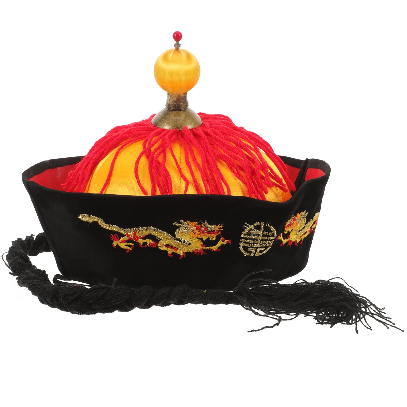 Chinese Style Braids Hat Cosplay Hat Prop Stage Performance Hat Headdress Chinese Ponytail Hat Asian Braids Hat
Chinese Style Braids Hat Cosplay Hat Prop Stage Performance Hat Headdress Chinese Ponytail Hat Asian Braids Hat